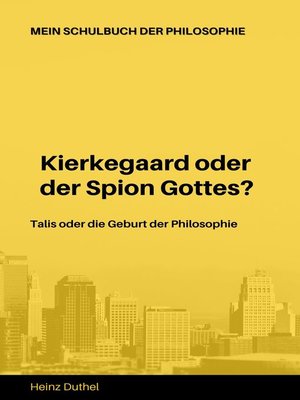 cover image of Mein Schulbuch der Philosophie Talis Kierkegaard